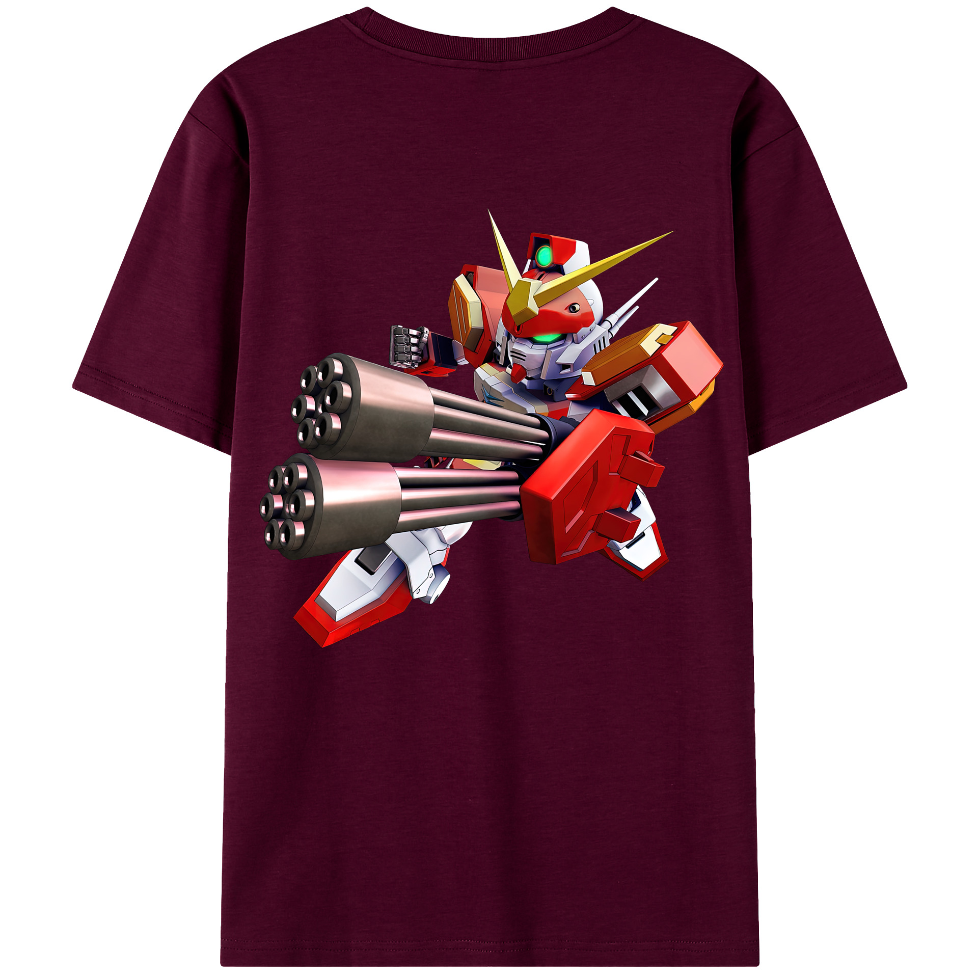 （画像用） 機動戦士ガンダム Mobile Suit Gundam レディース半袖Tシャツ(バックプリント)